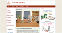 Desktop Screenshot of premierpetsupplies.com